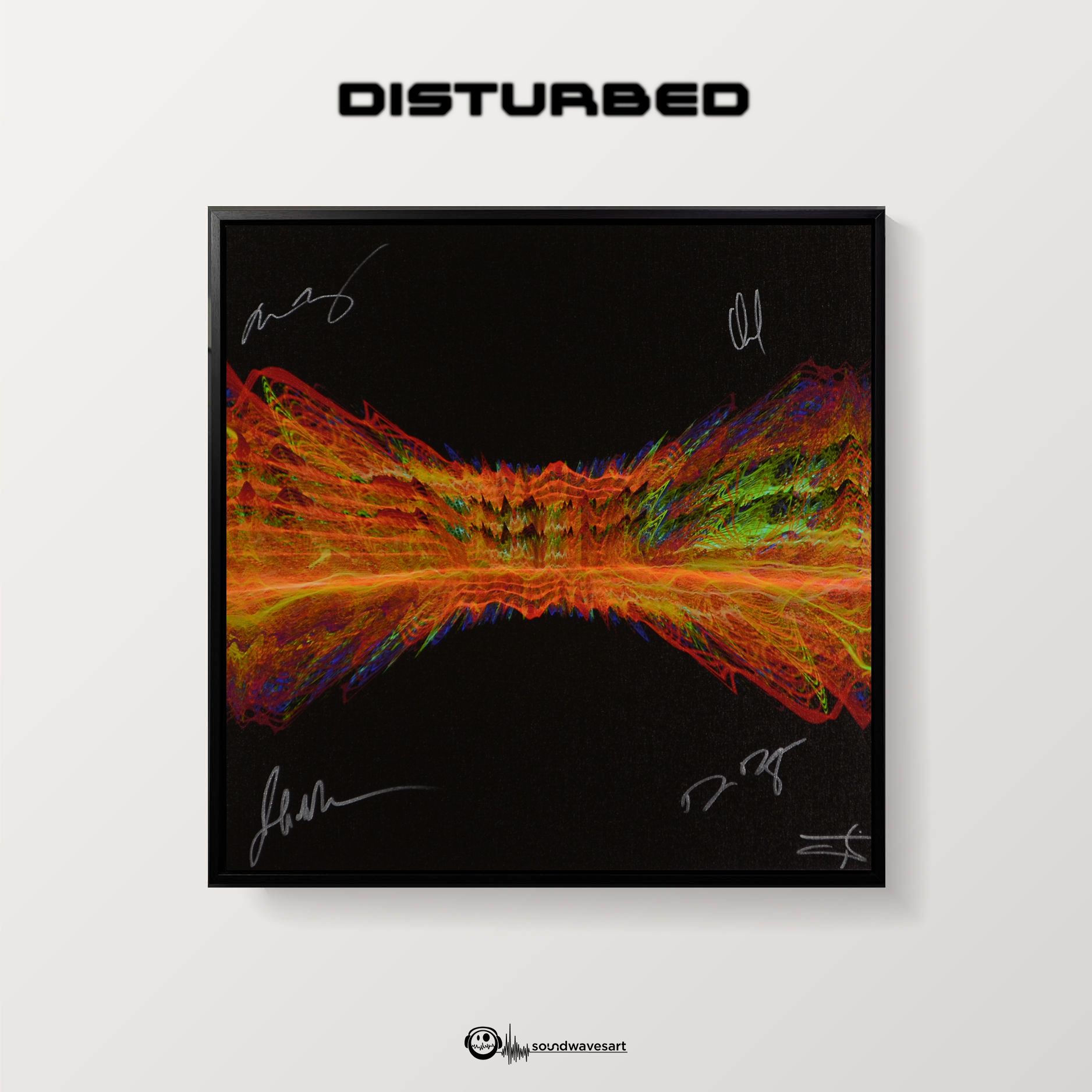 Disturbed “Down With The Sickness” Soundwaves Art for Charity